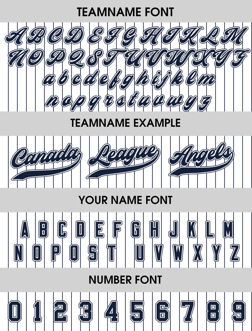 Pinstripe Custom Baseball Jersey with Teamname Name Number, Jerseys Shirt for Men Women Youth Kid, Gift for Baseball Fans Printed White Navy