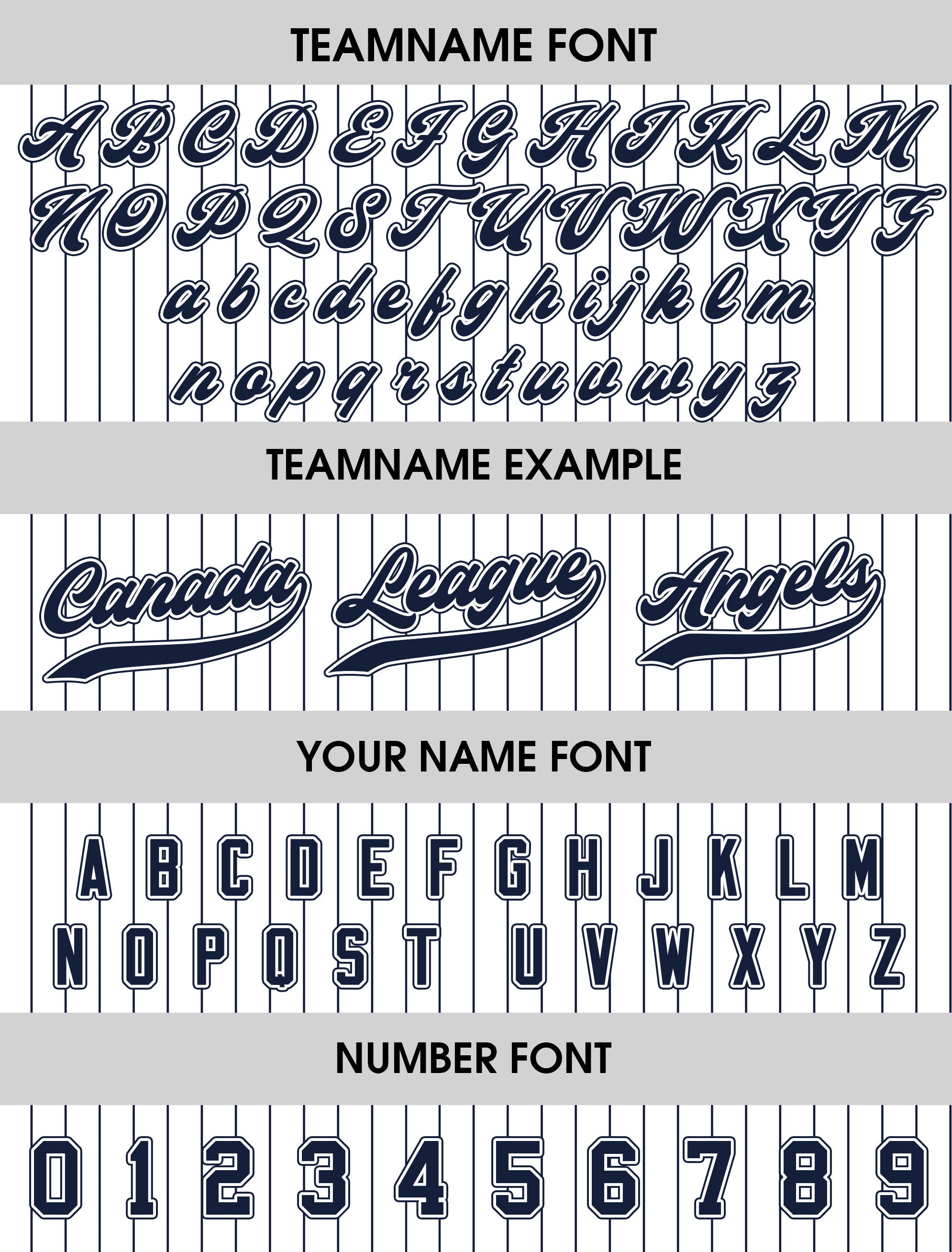 Pinstripe Custom Baseball Jersey with Teamname Name Number, Jerseys Shirt for Men Women Youth Kid, Gift for Baseball Fans Printed White Navy