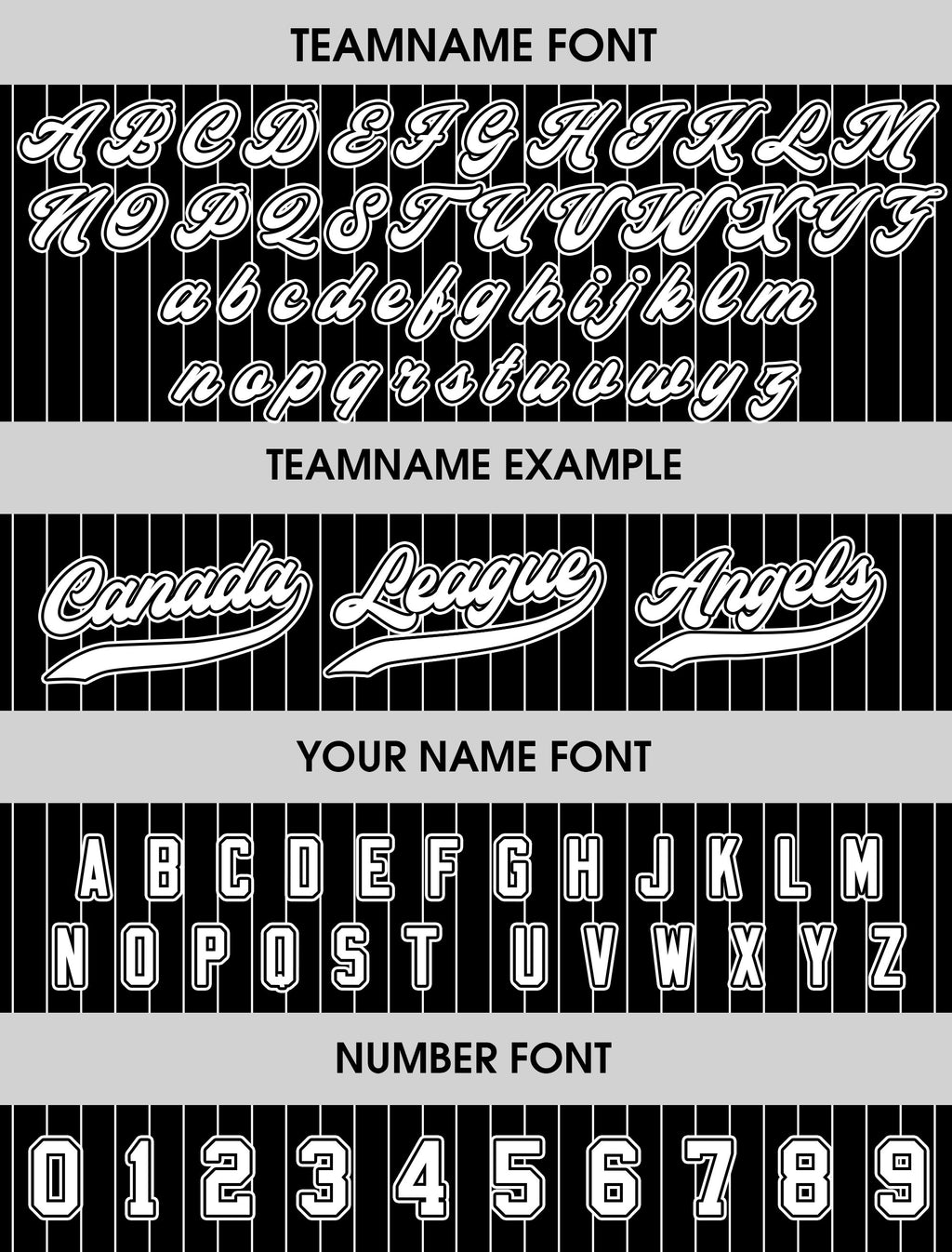 Printed Black White Pinstripe Custom Baseball Jersey with Teamname Name Number, Jersey Shirt for Men Women Youth Kid, Gift for Baseball Fan