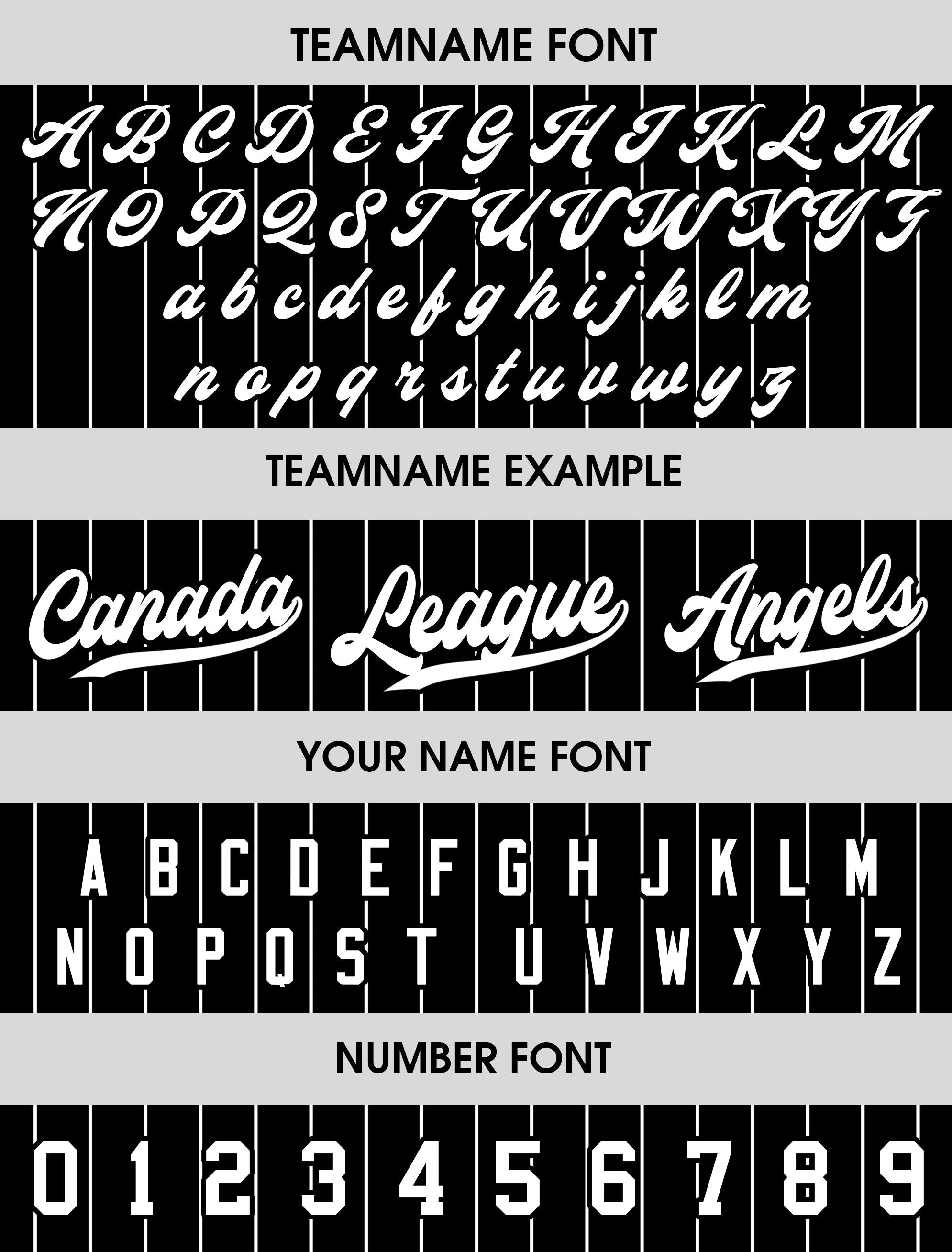 Printed Black White Custom Baseball Jersey with Teamname Name Number, Jersey for Men Women Youth, Personalized Pinstripe Button Down Jersey
