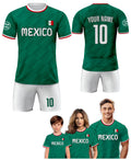 Custom Mexico Soccer Jersey for Men Women Youth Kid Uniform Shirt for Fans Player Personalized Name Number Logo National Soccer Jersey Shirt