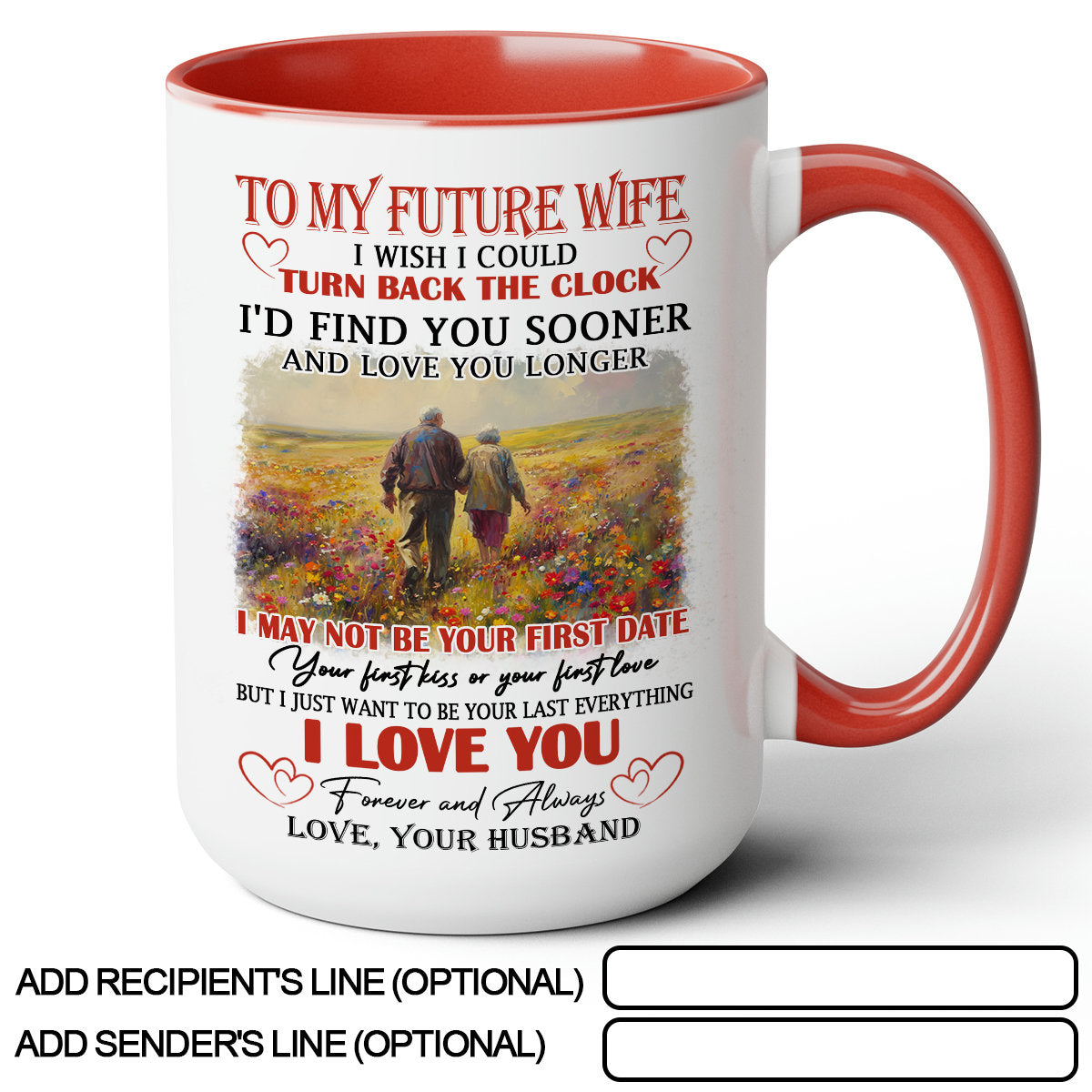 Custom To My Wife Coffee Mug From Husband 11oz 15oz, To My Wife I Love You Forever & Always Mug, Personalized Gift For My Wife On Valentine