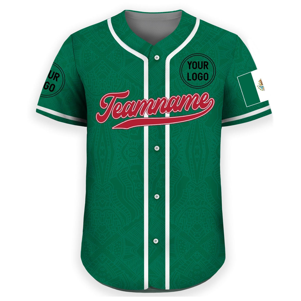 Personalization Mexico Baseball Jersey, Custom Name Mexican Eagle Jersey Shirt for Men Women Youth Kid, Game Day Outfit For Baseball Fans