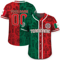 Personalization Mexico Baseball Jersey, Custom Name Mexican Split Jersey Shirt for Men Women Youth Kid, Game Day Outfit For Baseball Fans