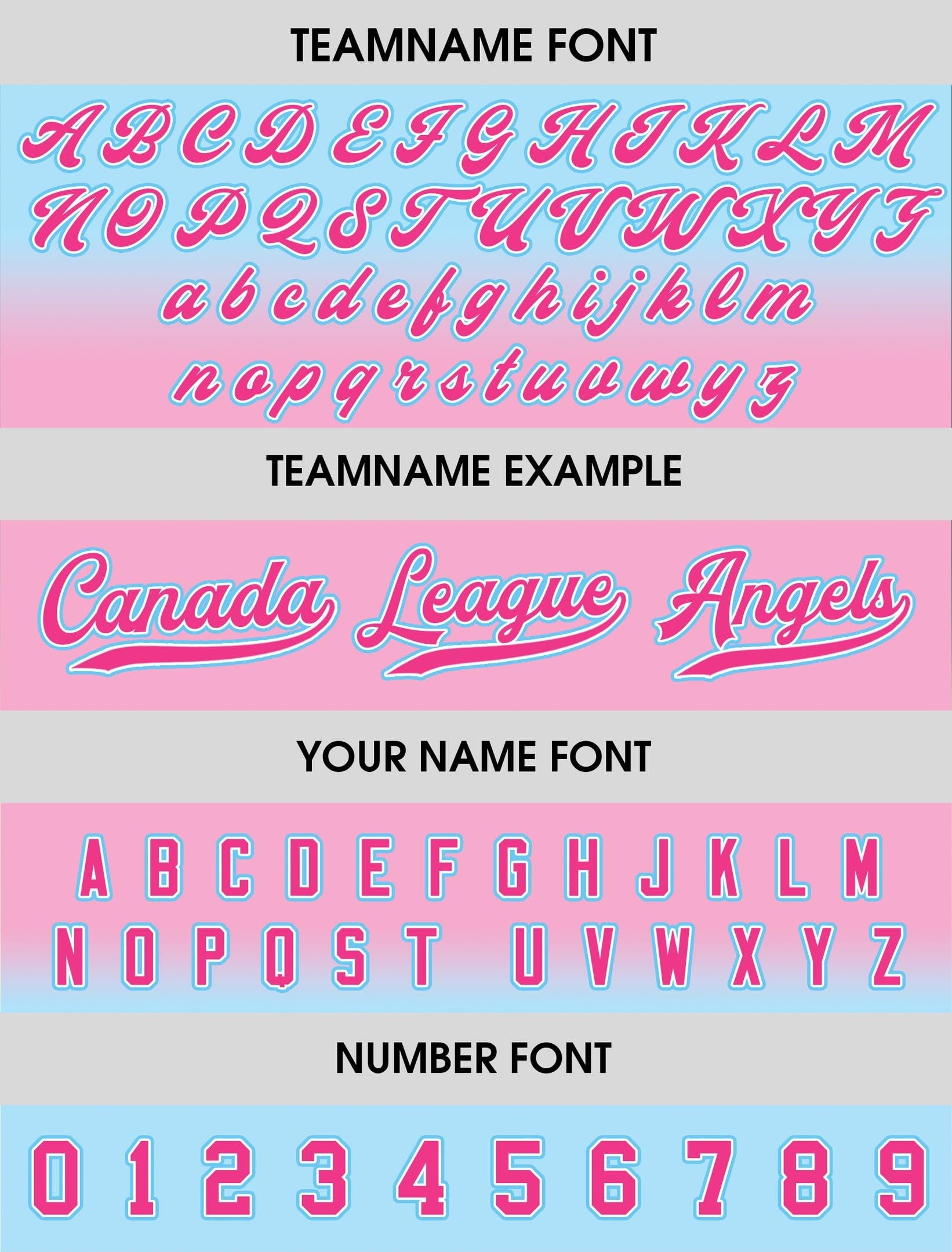 Printed Gradient Custom Baseball Jersey with Name, Personalized Jersey Shirt for Men Women Youth, Gift for Baseball Fans Light Pink Blue