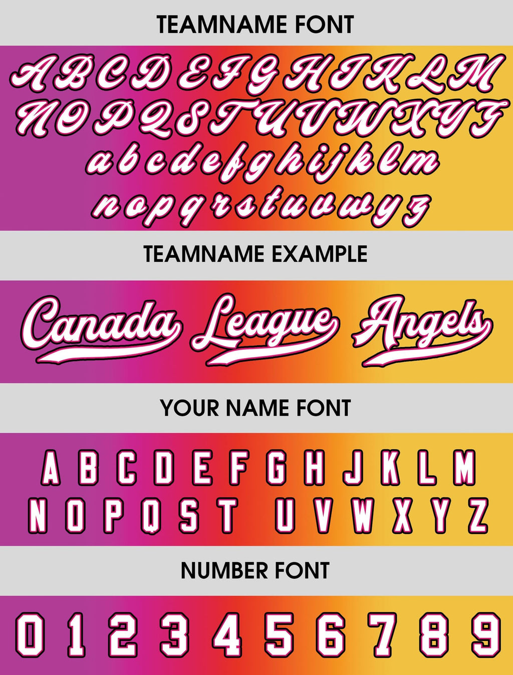 Printed Gradient Custom Baseball Jersey with Teamname Name Number, Jerseys Shirt for Men Women Youth Gifts for Baseball Fans Pink Red Yellow