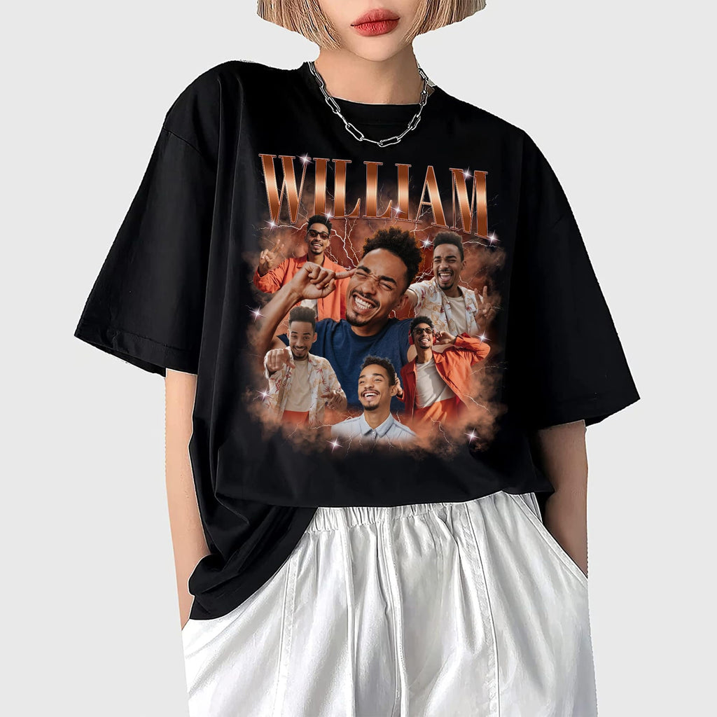 Custom Your Own Rap Tee, Personalized Shirts with your Photo, Custom Photo Shirt for Boyfriend Girlfriend, Custom Vintage Graphic Tshirt