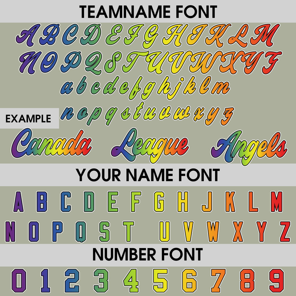 Custom LGBTQ Pride Month Baseball Jersey with Teamname Name Number, Rainbow Pride Jersey for LGBT, Personalized LGBT Team Baseball Jersey