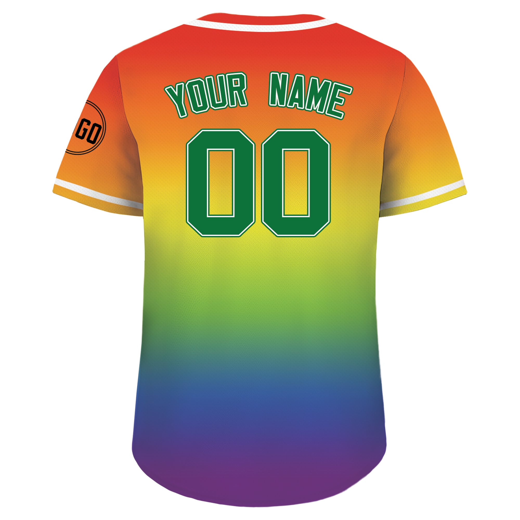 Custom Rainbow LGBTQ Pride Month Baseball Shirt, Custom Name Rainbow Pride Jersey for LGBT Lovers, Personalized LGBT Team Baseball Jersey
