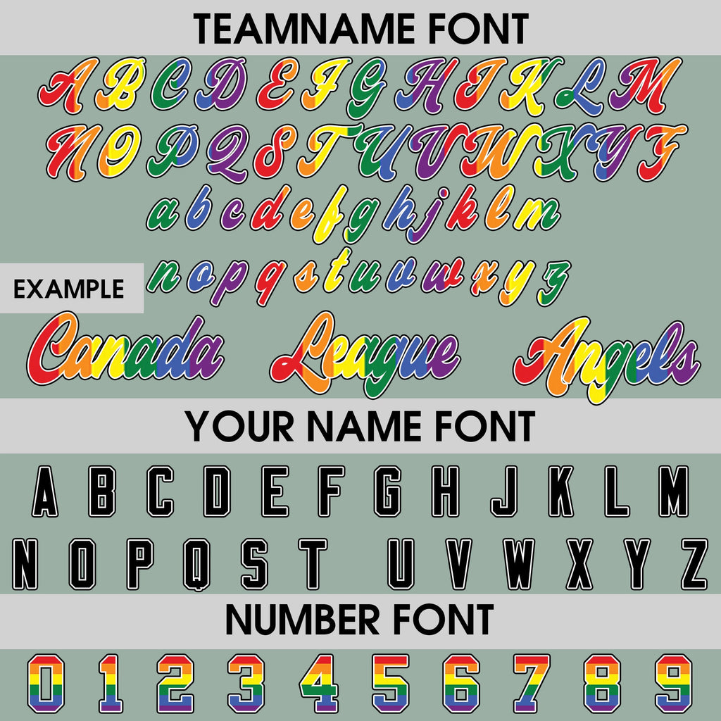 Custom Rainbow LGBTQ Pride Month Baseball Shirt, Custom Name Rainbow Pride Jersey for LGBT Lovers, Personalized LGBT Team Baseball Jersey
