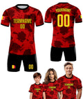 Custom Belgium Soccer Jersey for Men Women Youth Kid Uniform Shirt for Fans Player, Personalized Name Number Belgium National Soccer Jersey