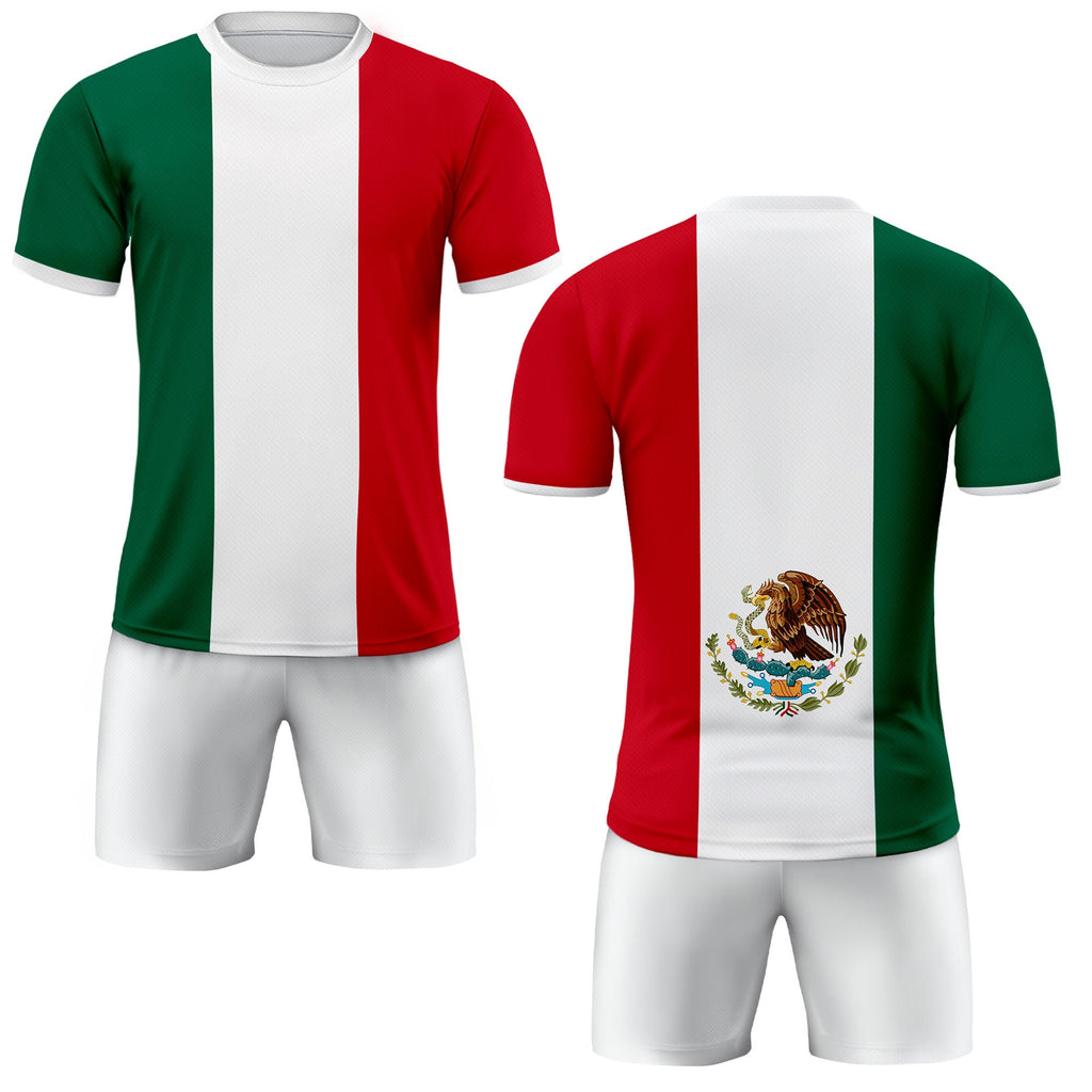 Custom Mexico Soccer Jersey for Men Women Youth Kid Uniform Shirt for Fans Player Personalized Name Number Logo National Soccer Jersey Shirt