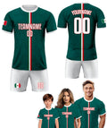 Custom Mexico Soccer Jersey for Men Women Youth Kid Uniform Shirt for Fans Player Personalized Name Number Logo National Team Soccer Jersey