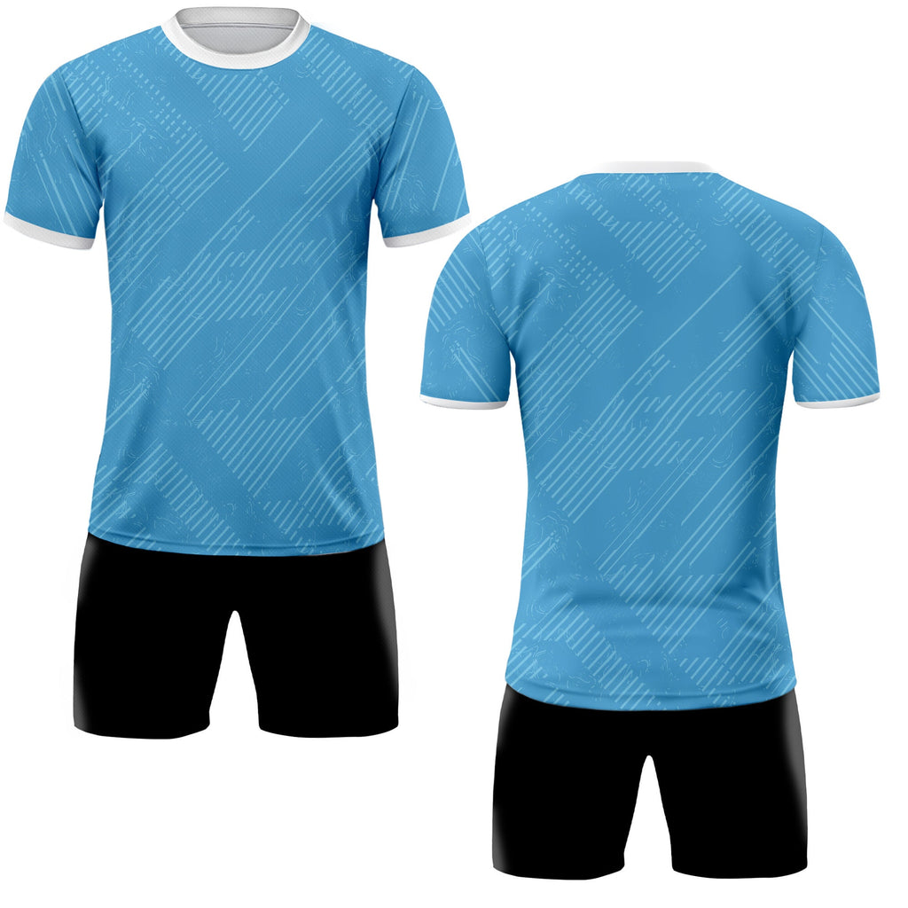 Custom Uruguay Soccer Jersey for Men Women Youth Kid Uniform Shirt for Fans Player Personalized Name Number Logo National Team Soccer Jersey