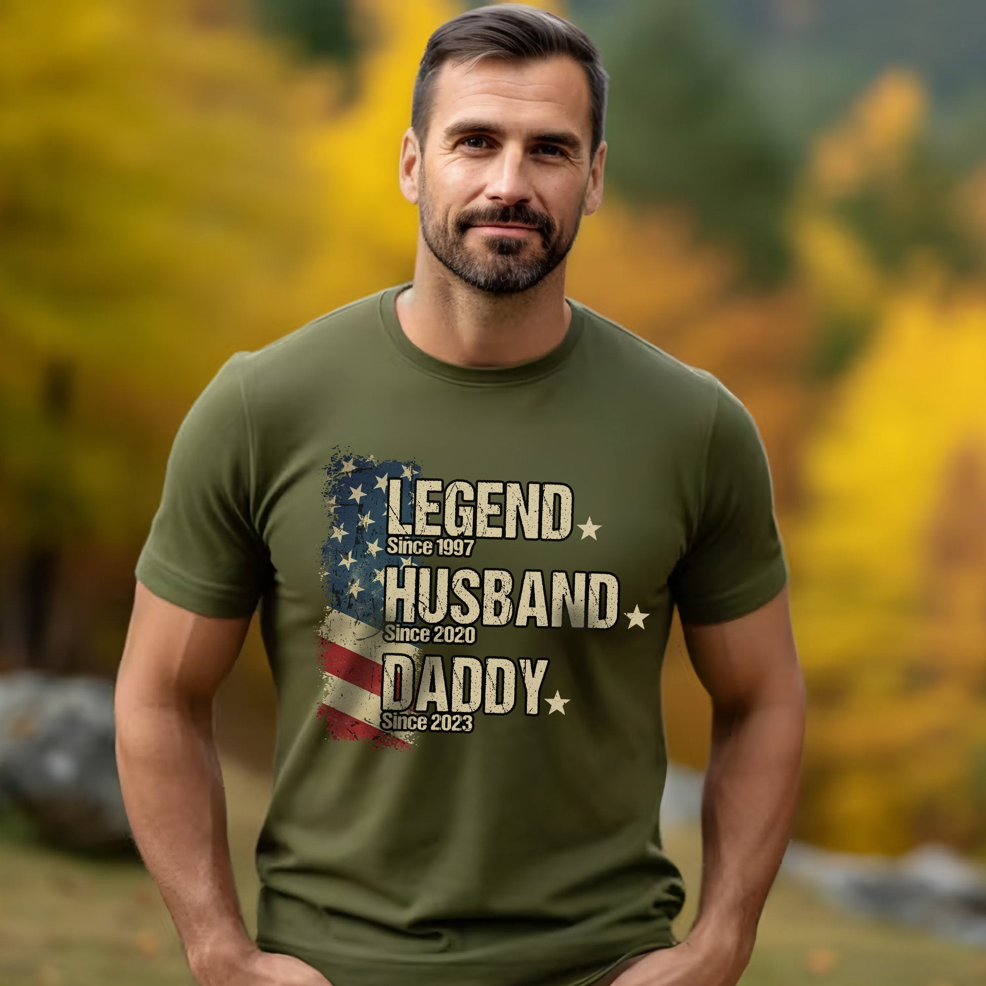Custom Fist Bump Dad Shirt Vintage Legend Husband Grandpa Shirt for Dad, Custom Legend Husband Dad Shirts, Fathers Day Shirts, New Dad Gift