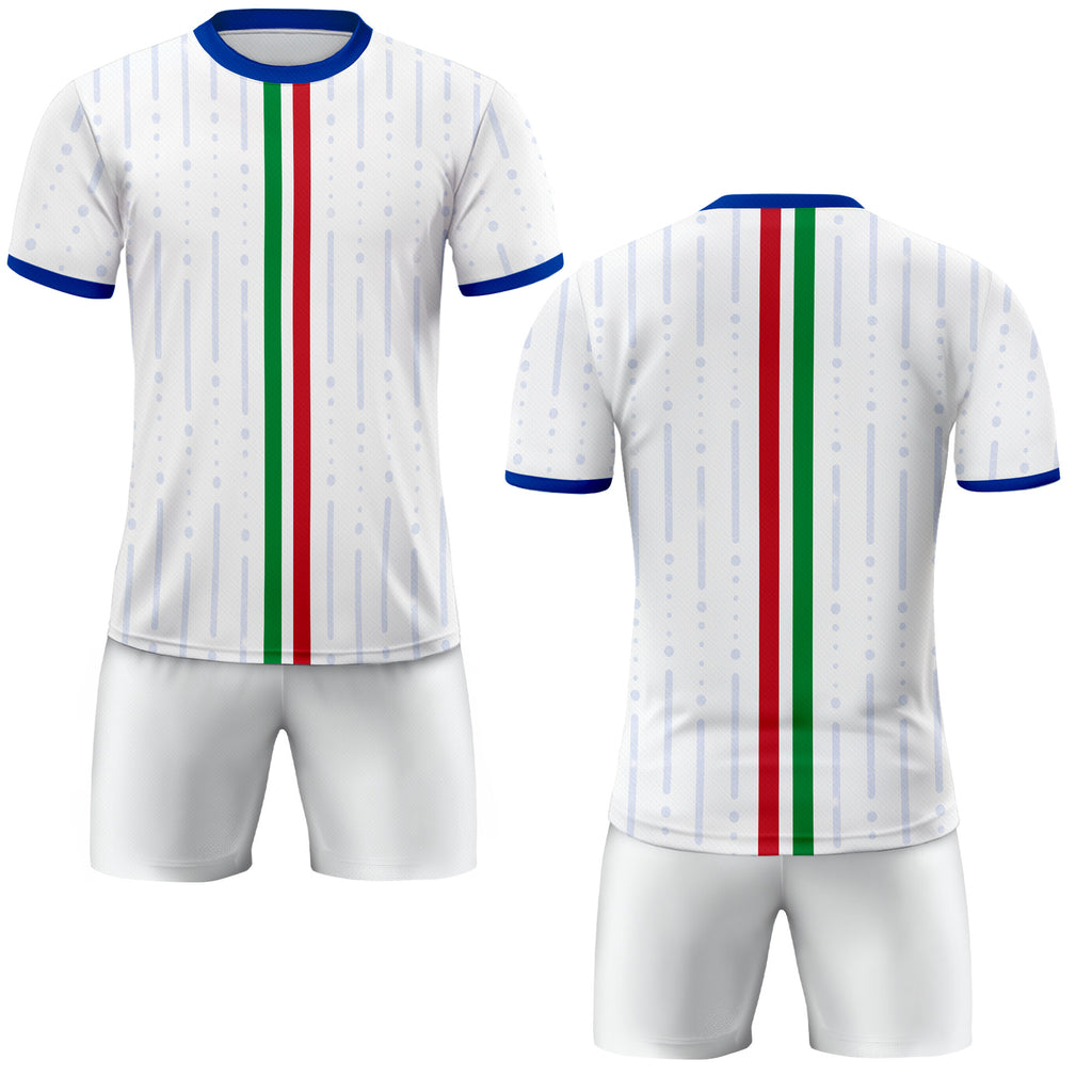 Custom Italia Soccer Jersey for Men Women Youth Kid Uniform Shirt for Fans Player Personalized Name Number Logo Italy Team Soccer Jersey