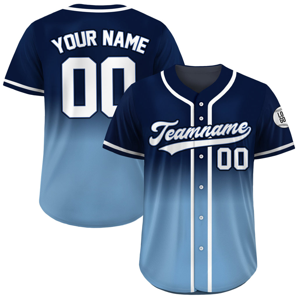 Personalized Team Name Number Baseball Jersey For Adult Kid Gradient, Custom Name Baseball Team Jersey Uniform For Baseball Fans Lovers