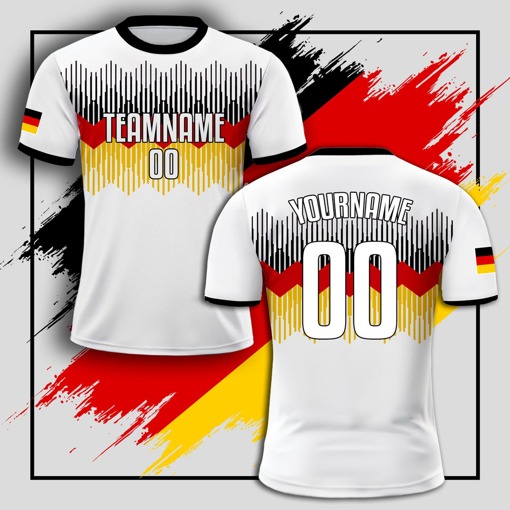 Custom Germany Soccer Jersey for Men Women Youth Kid Shirt for Fans Player, Personalized Name Number Logo, National Soccer Jersey Kid Shirt