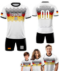 Custom Germany Soccer Jersey for Men Women Youth Kid Shirt for Fans Player, Personalized Name Number Logo, National Soccer Jersey Kid Shirt