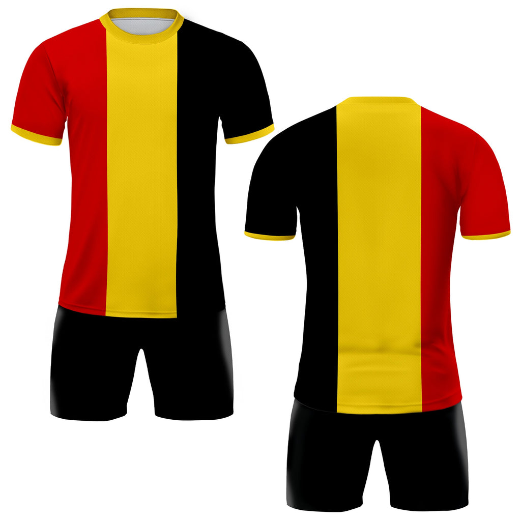 Custom Belgium Soccer Jersey for Men Women Youth Kid Uniform Shirt for Fans Player, Personalized Name Number Belgium National Soccer Jersey