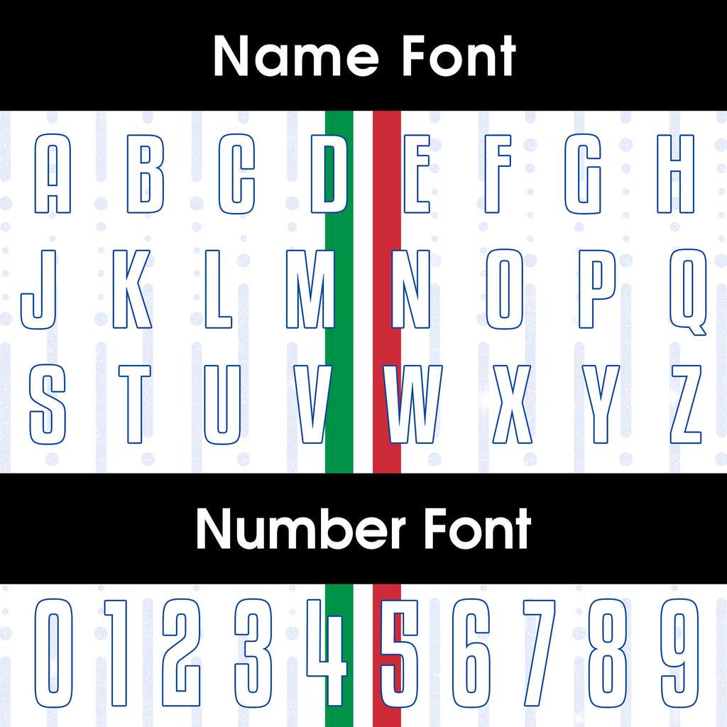 Custom Italia Soccer Jersey for Men Women Youth Kid Uniform Shirt for Fans Player Personalized Name Number Logo Italy Team Soccer Jersey