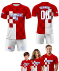 Custom Croatia Soccer Jersey for Men Women Youth Kid Uniform Shirt for Fan Player Personalized Name Number Logo National Team Soccer Jersey