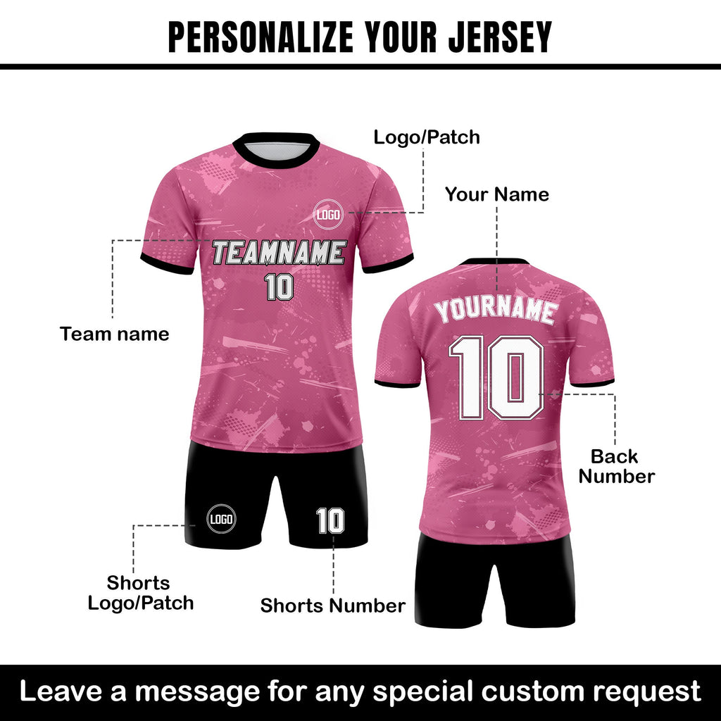 Custom Soccer Jersey for Men Women Youth Kid Team Uniform, Personalized Jersey with Team Name Logo Number, Birthday Boy Jersey Sublimation