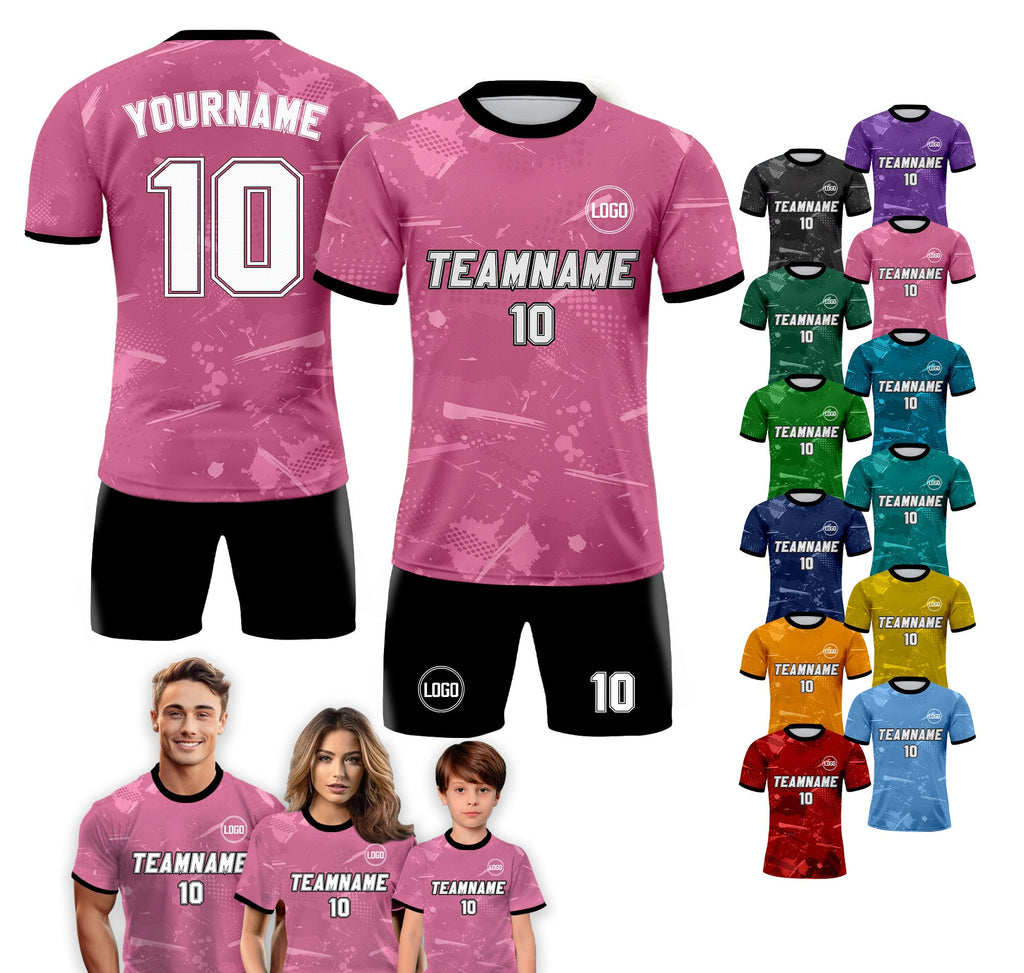 Custom Soccer Jersey for Men Women Youth Kid Team Uniform, Personalized Jersey with Team Name Logo Number, Birthday Boy Jersey Sublimation