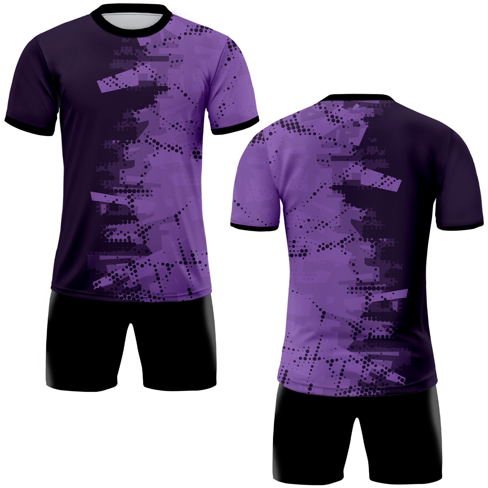 Custom Soccer Jersey for Men Women Youth Kid Team Uniform, Personalized Jersey with Team Name Logo Number, Custom Purple Soccer Jersey