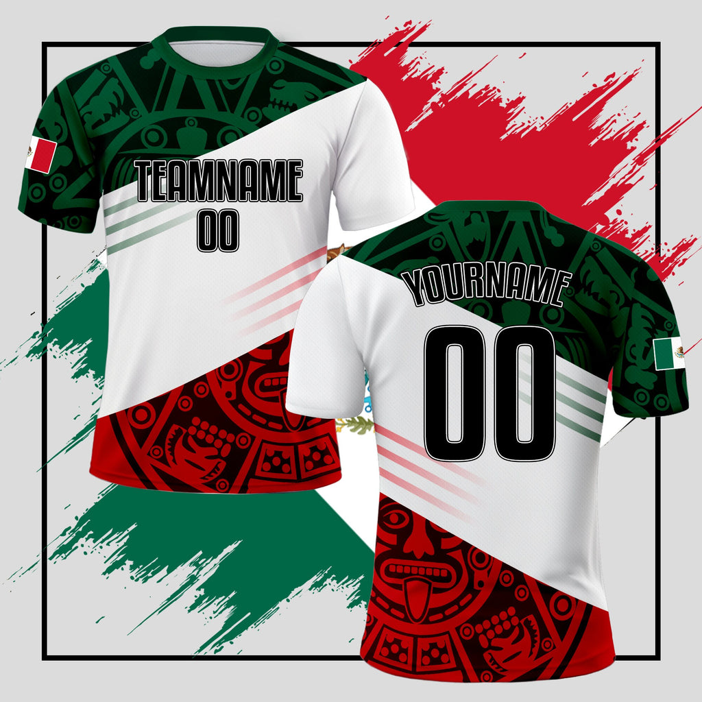Custom Mexico Soccer Jersey for Men Women Youth Kid Uniform Shirt for Fans Player Personalized Name Number Logo National Team Soccer Jersey