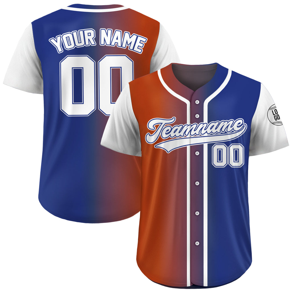 Personalized Team Name Number Baseball Jersey For Adult Kid Gradient, Custom Name Baseball Team Jersey Uniform For Baseball Fans Lovers