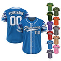 Custom Camo Baseball Jersey Custom Name Number Logo, Personalized Baseball Jersey For Adult Kid, Camouflage Baseball Jersey Uniform Blue