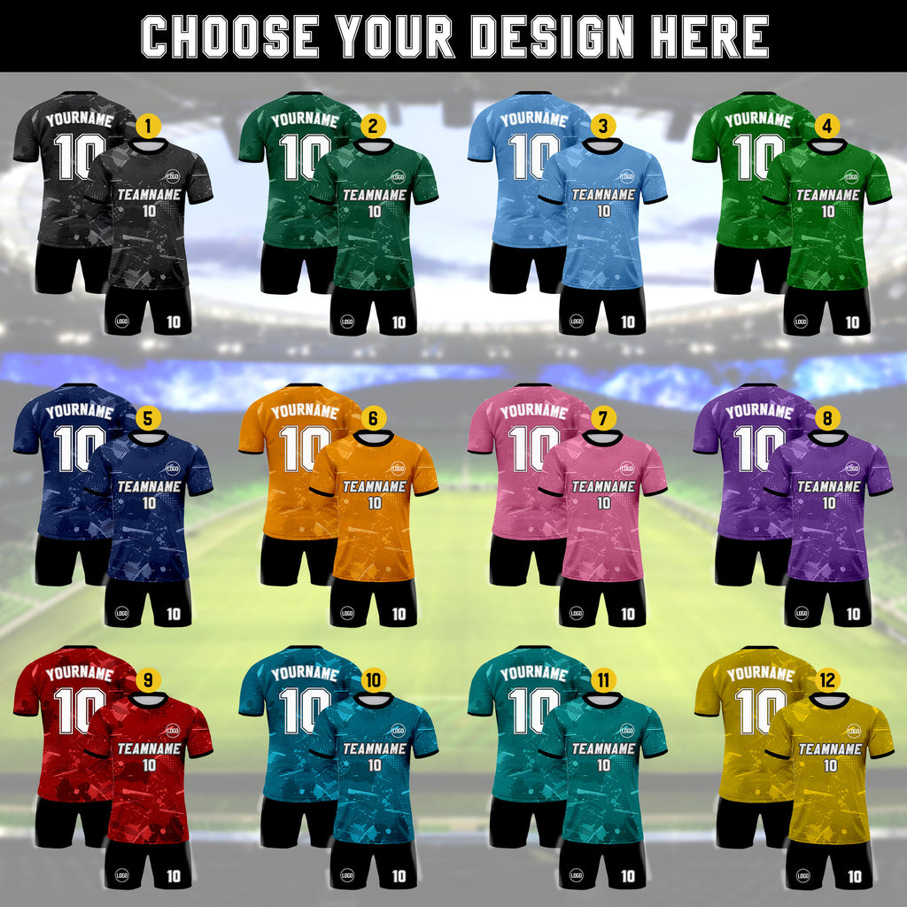 Custom Soccer Jersey for Men Women Youth Kid Team Uniform, Personalized Jersey with Team Name Number, Customized Soccer Jersey Sublimation