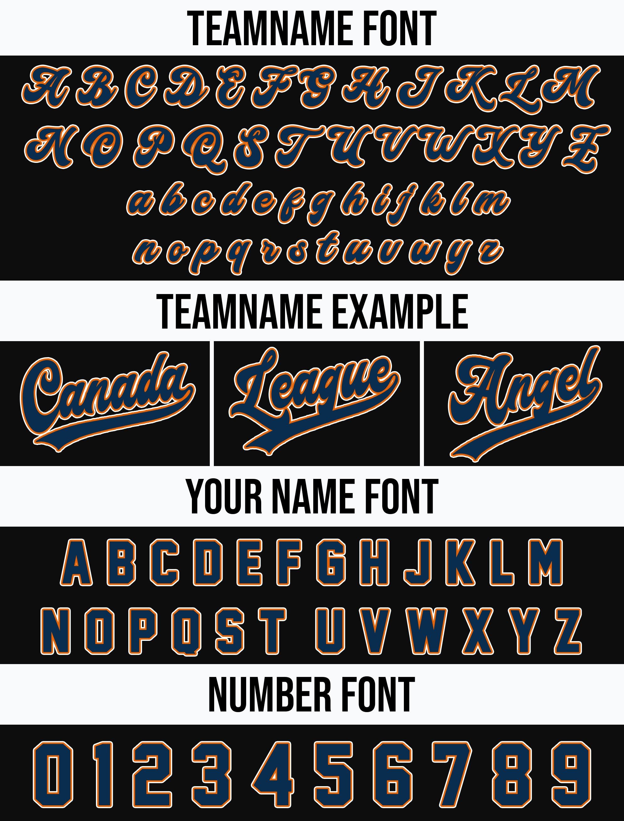 Custom Baseball Jersey Shirt, Custom Team Name Number, Personalized Baseball Jersey For Adult Kid, Black Orange Navy Baseball Jersey Uniform