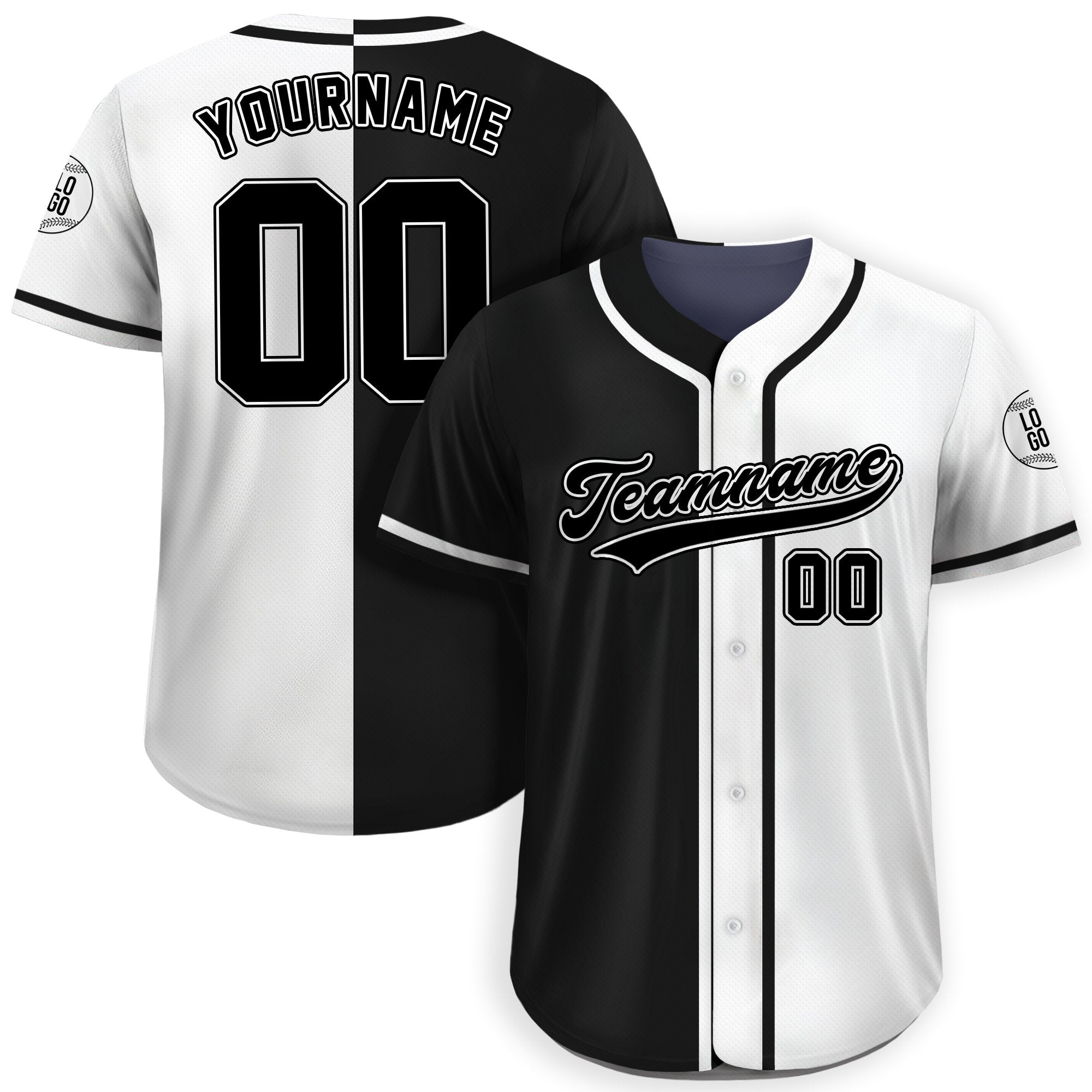 Personalized Team Name and Number Baseball Jersey Shirt, Custom Jersey for Adult Kid, Baseball Jersey Uniform For Fans Baseball Lovers