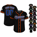 Custom Team Name Number Baseball Jersey Shirt, Personalized Baseball Jersey For Adult Kid, Retro Vintage Black Matching Uniform Street Style