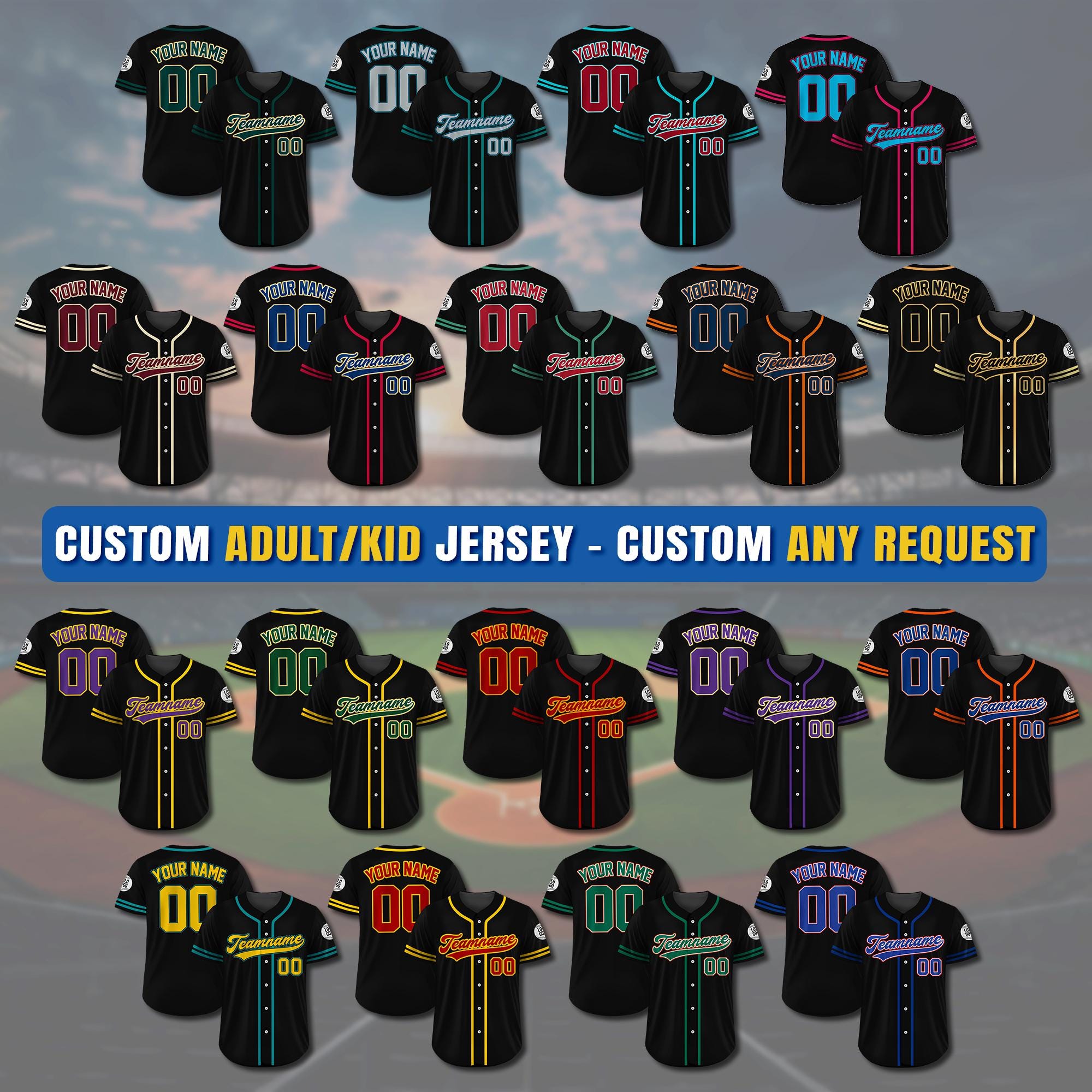 Custom Team Name Number Logo Baseball Jersey Shirt, Personalized Baseball Jersey For Adult Kid, Game Day Outfit For American Baseball Lovers
