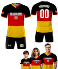 Custom Germany Soccer Jersey for Men Women Youth Kid Shirt for Fans Player, Personalized Name Number Logo, National Soccer Jersey Kid Shirt