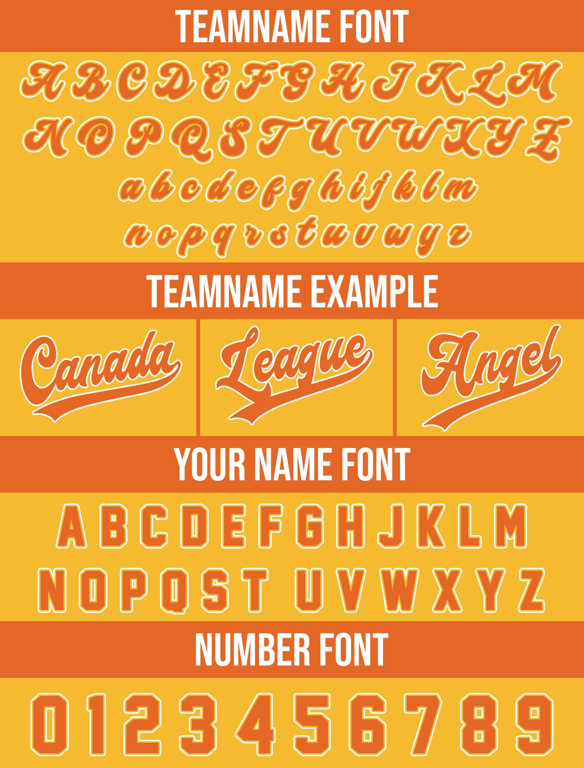 Custom Baseball Jersey with Team Name Number, Jersey Shirt for Men Women Youth Kid, Gifts for Baseball Fans Gradient Pinstripe Yellow Orange