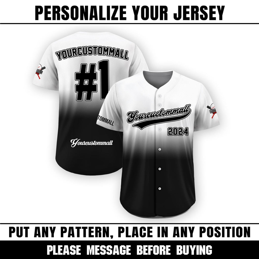 Custom Baseball Jersey for Men Women Youth Kid, Custom Jersey with Team Name Number, Personalized Jersey Button Down, Custom Jersey Request