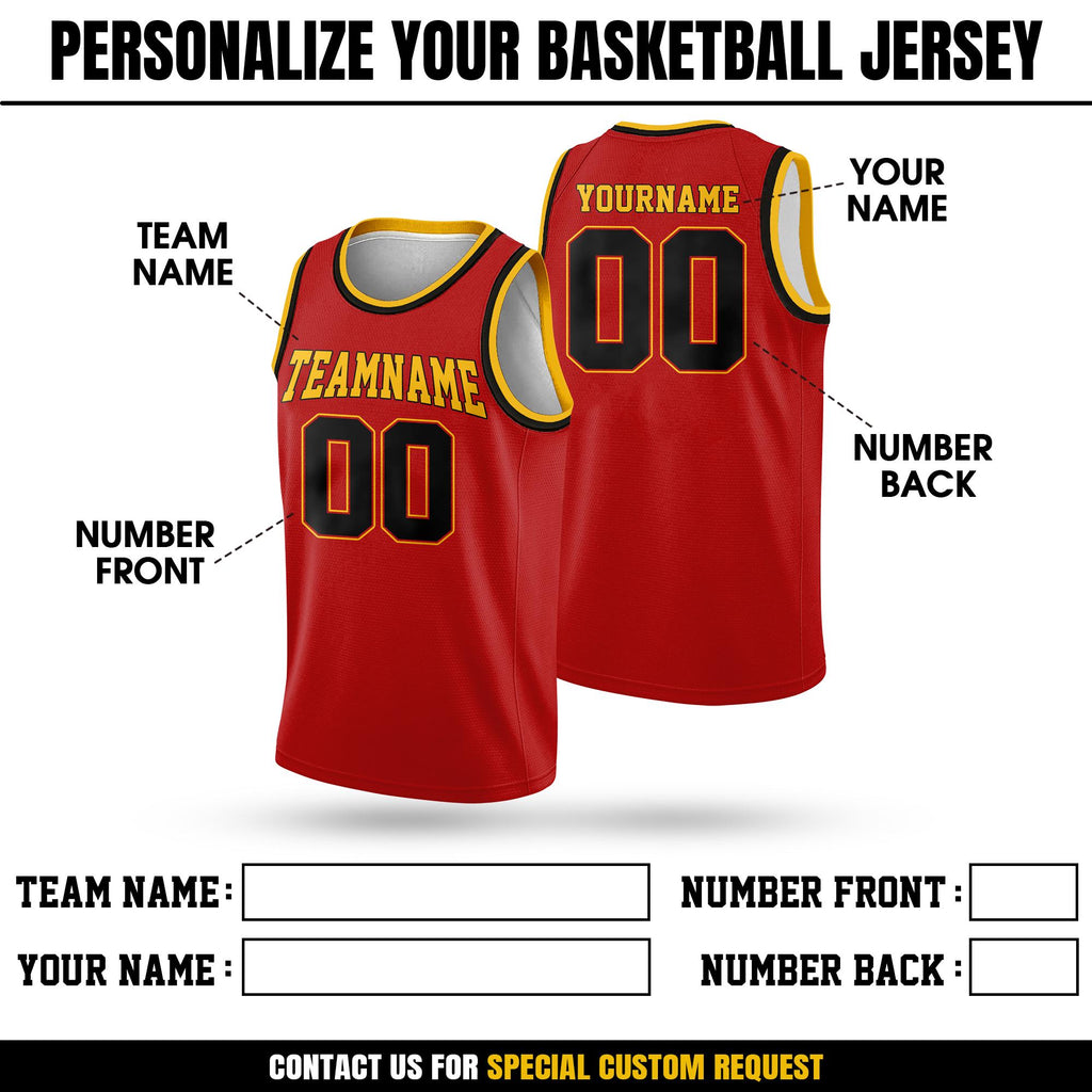 Personalized Jersey with Team Name Number Tank Top For Adult Kid, Custom Basketball Jersey Game Day Outfit For Basketball Fans Gifts