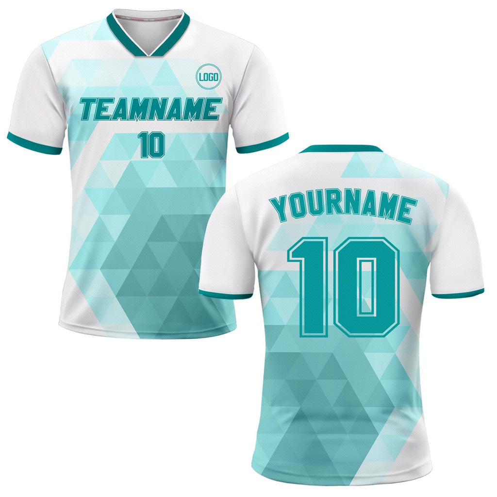 Custom Soccer Jersey for Adult Kid Team Uniform, Personalized Jersey with Team Name Number, White Toddler Soccer Sublimation Jersey Kinder