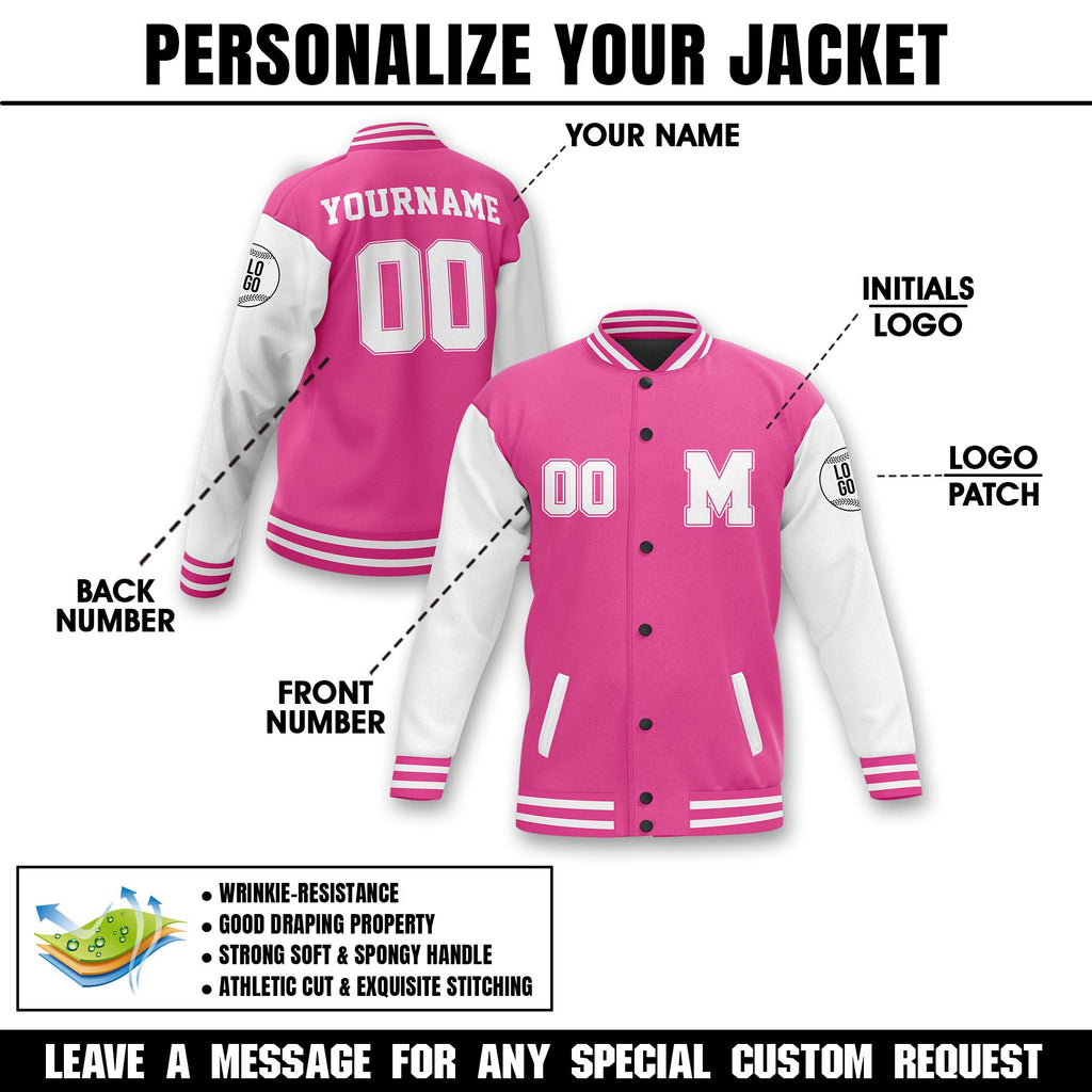 Personalized Adults Kid Name Varsity Jacket, Customized Baseball Jacket Letterman College Personalized Initials & name Varsity Jacket Unisex