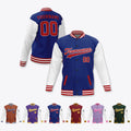 Customized Team Name Number Logo Baseball Jacket, Personalized Adult Kid Name Varsity Unisex Jacket for Team, Varsity Baseball Jacket S-5XL