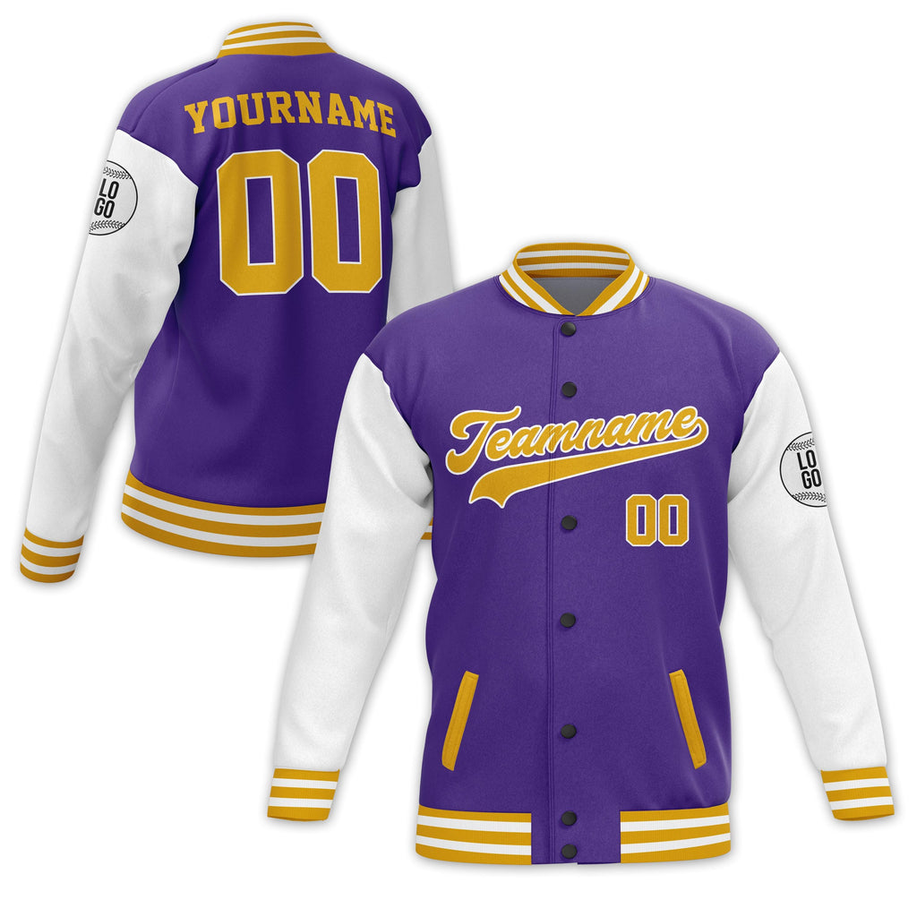 Personalized Jacket with Team Name Name Number for Adults Kid, Make Your Own Style Varsity Unisex Jacket, Customized Fashion Baseball Jacket