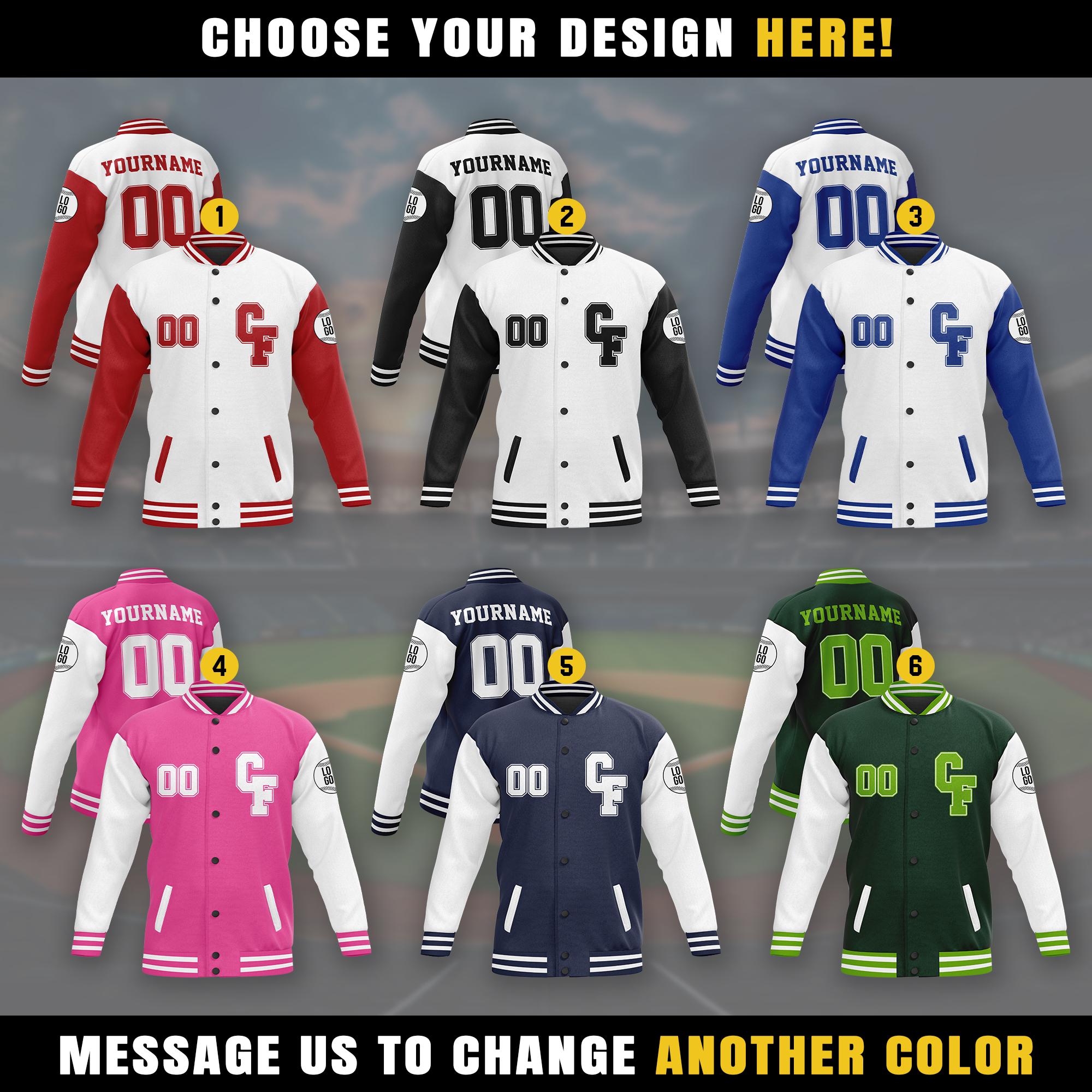 Personalized Adults Kid Name Varsity Unisex Jacket, Customized Baseball Jacket Letterman College Personalized Initials & Name Varsity Jacket