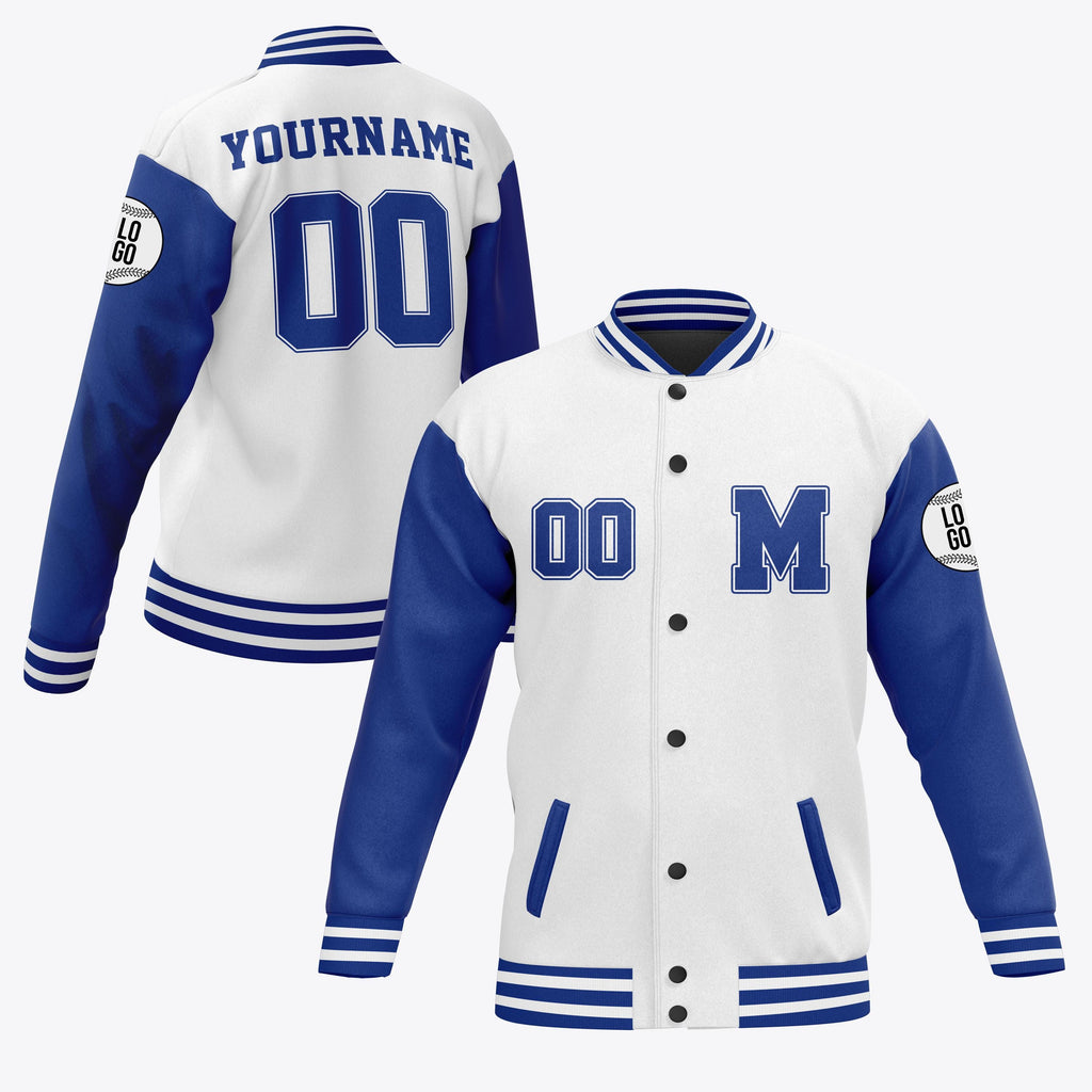 Personalized initials & Name Varsity Jacket, Personalized Adults Kid Youth Name Varsity Unisex Jacket Customized Baseball Jacket Letterman