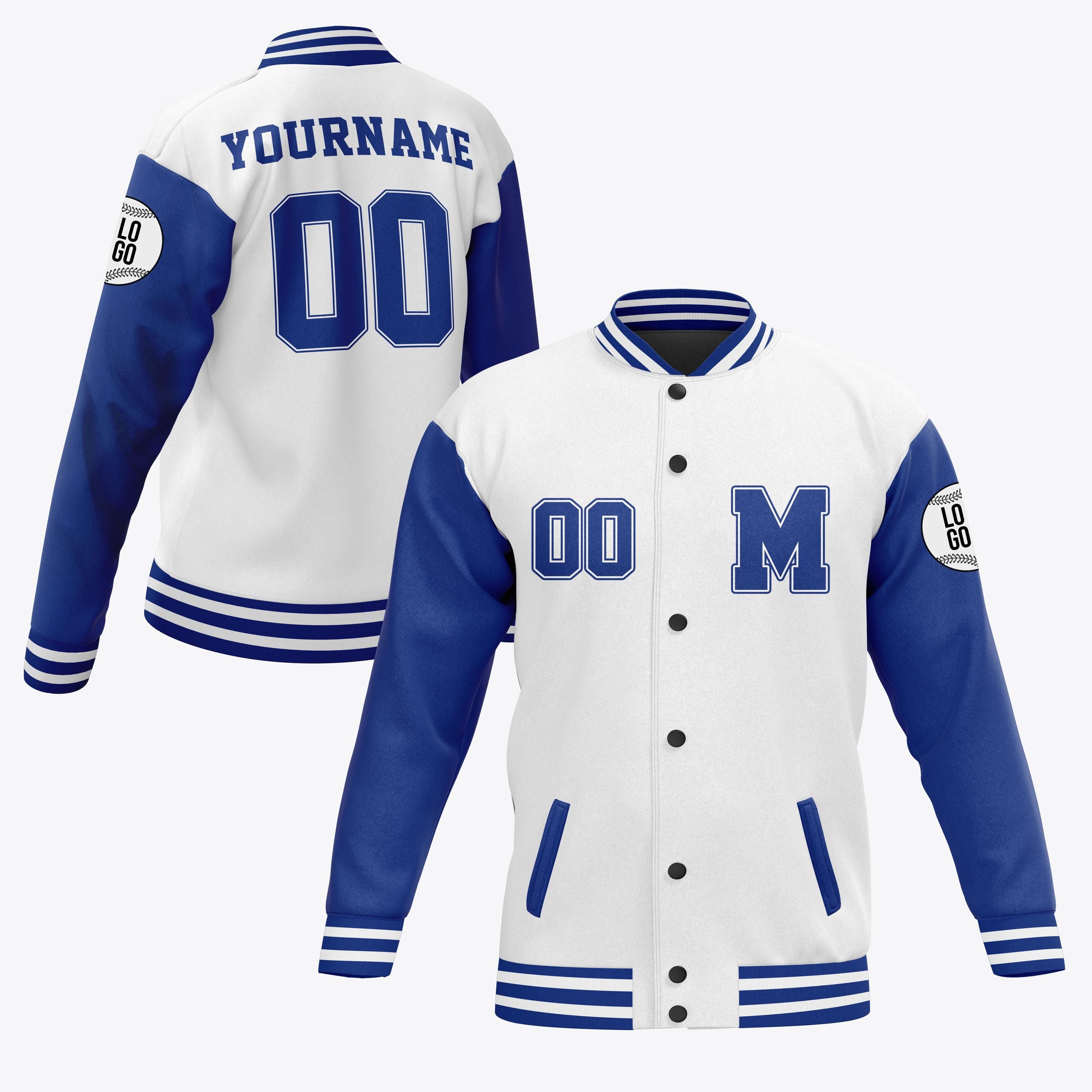 Personalized initials & Name Varsity Jacket, Personalized Adults Kid Youth Name Varsity Unisex Jacket Customized Baseball Jacket Letterman