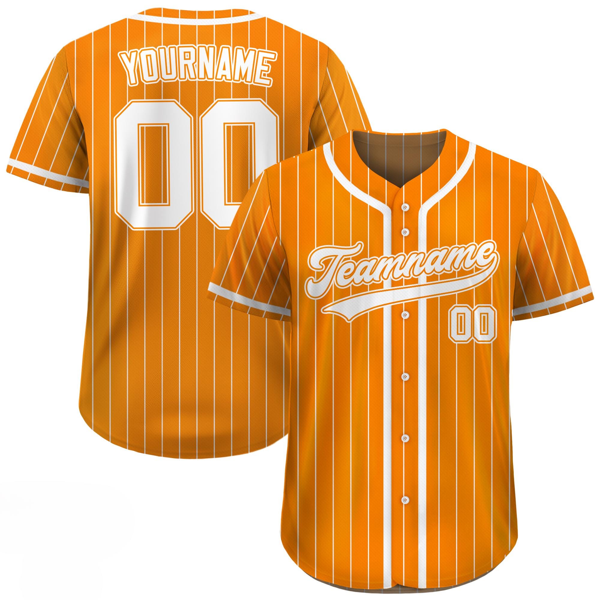 Custom Team Name Number Baseball Jersey for Men Women Youth, Personalized Jersey Orange White Black For Baseball Fan, Custom Jersey Request