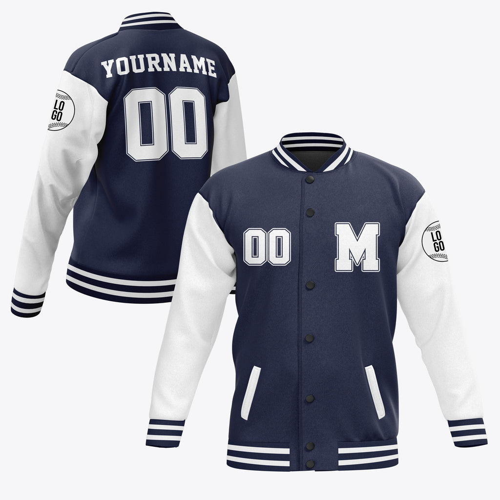 Personalized Initials & Name Varsity Jacket Letterman College Custom Jacket for Men Women Youth Kid Customized Varsity Jacket Baseball style